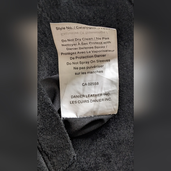 Danier faux leather warm winter cartigan - Picture 6 of 8